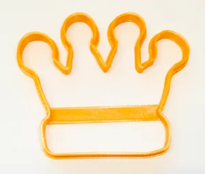 6x Crown Head Piece Fondant Cutter Cupcake Topper 1.75" USA FD2111