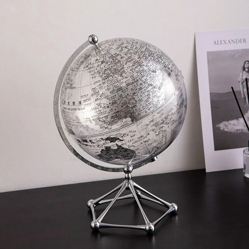 Accessible Luxury High-End Transparent Earth Instrument Decorations