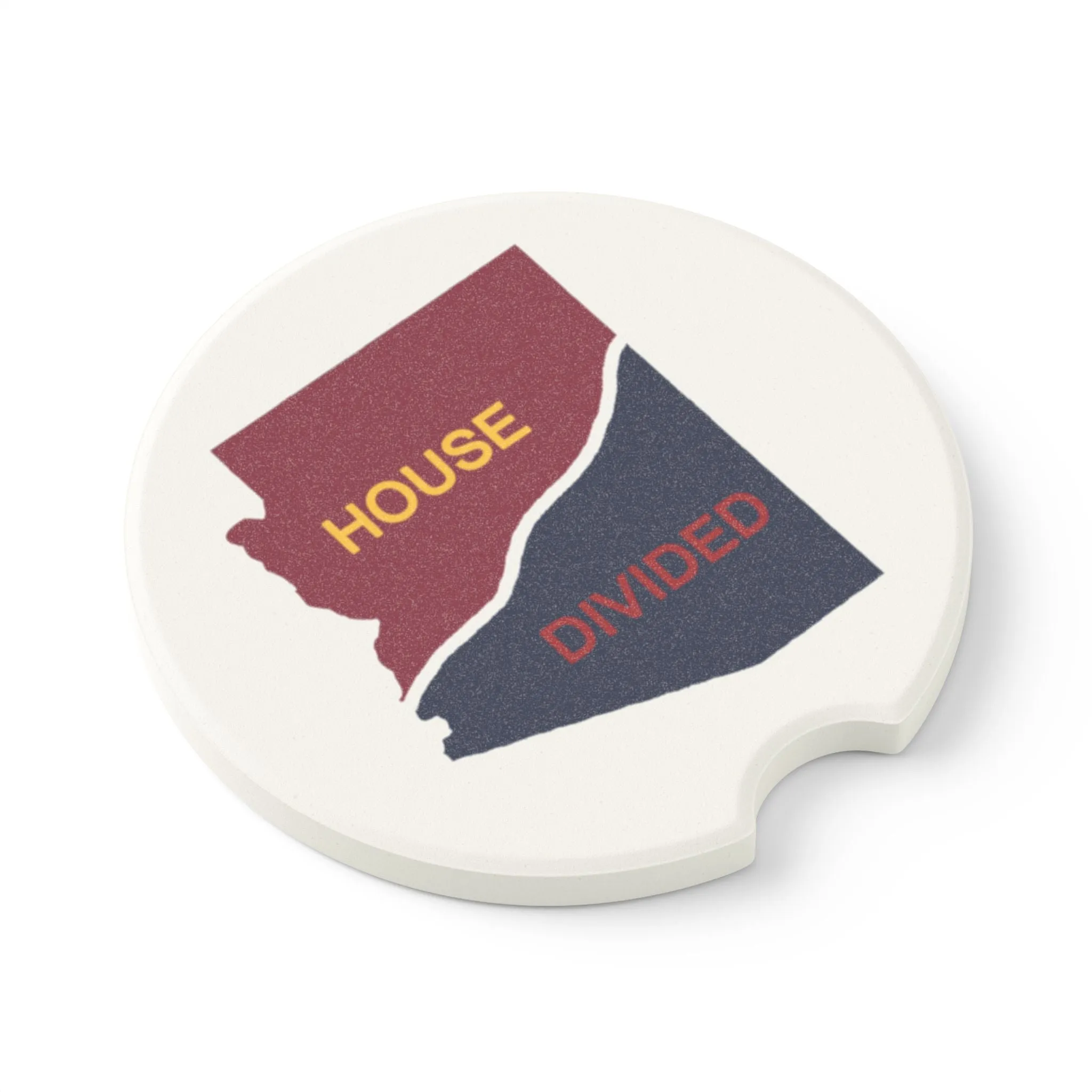 Arizona House Divided Soapstone Car Coaster