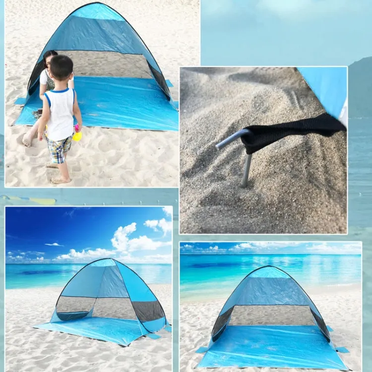 Automatic Instant Pop Up Tent Potable Beach Tent,Size:, Color: Red