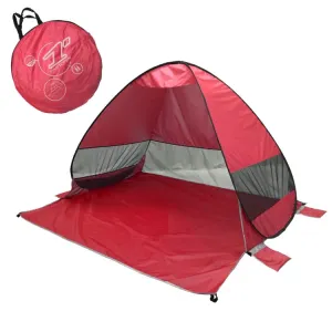 Automatic Instant Pop Up Tent Potable Beach Tent,Size:, Color: Red