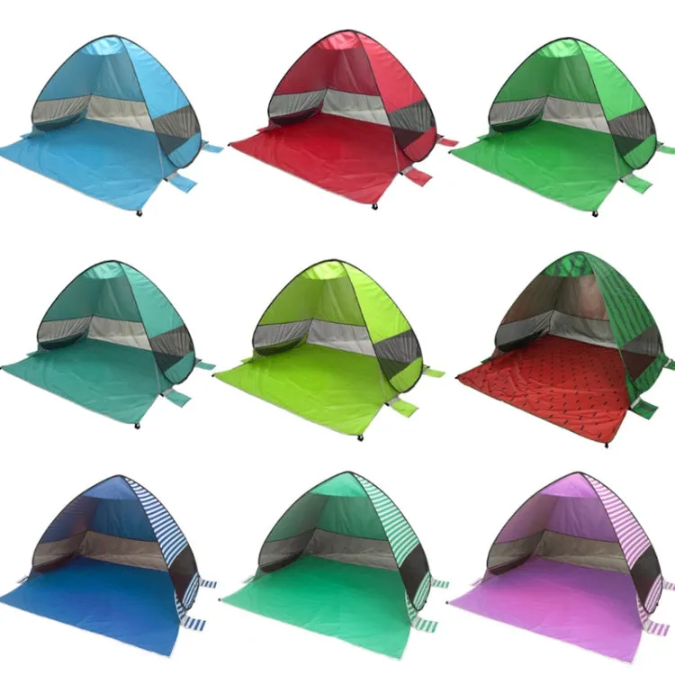 Automatic Instant Pop Up Tent Potable Beach Tent,Size:, Color: Red