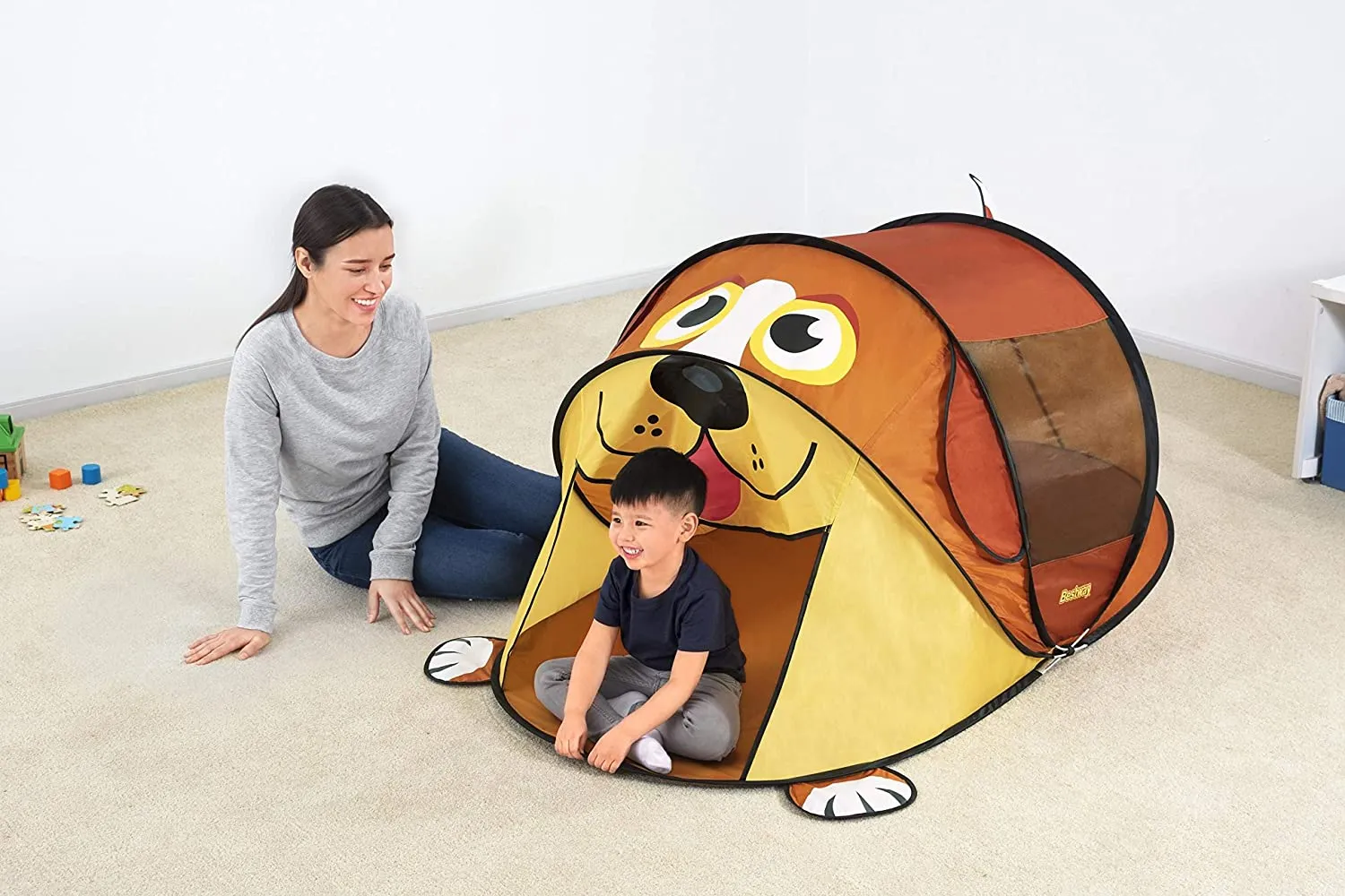 Bestway AdventureChasers Puppy Play Tent (72" x 38" x 32"/1.82m x 96cm x 81cm)