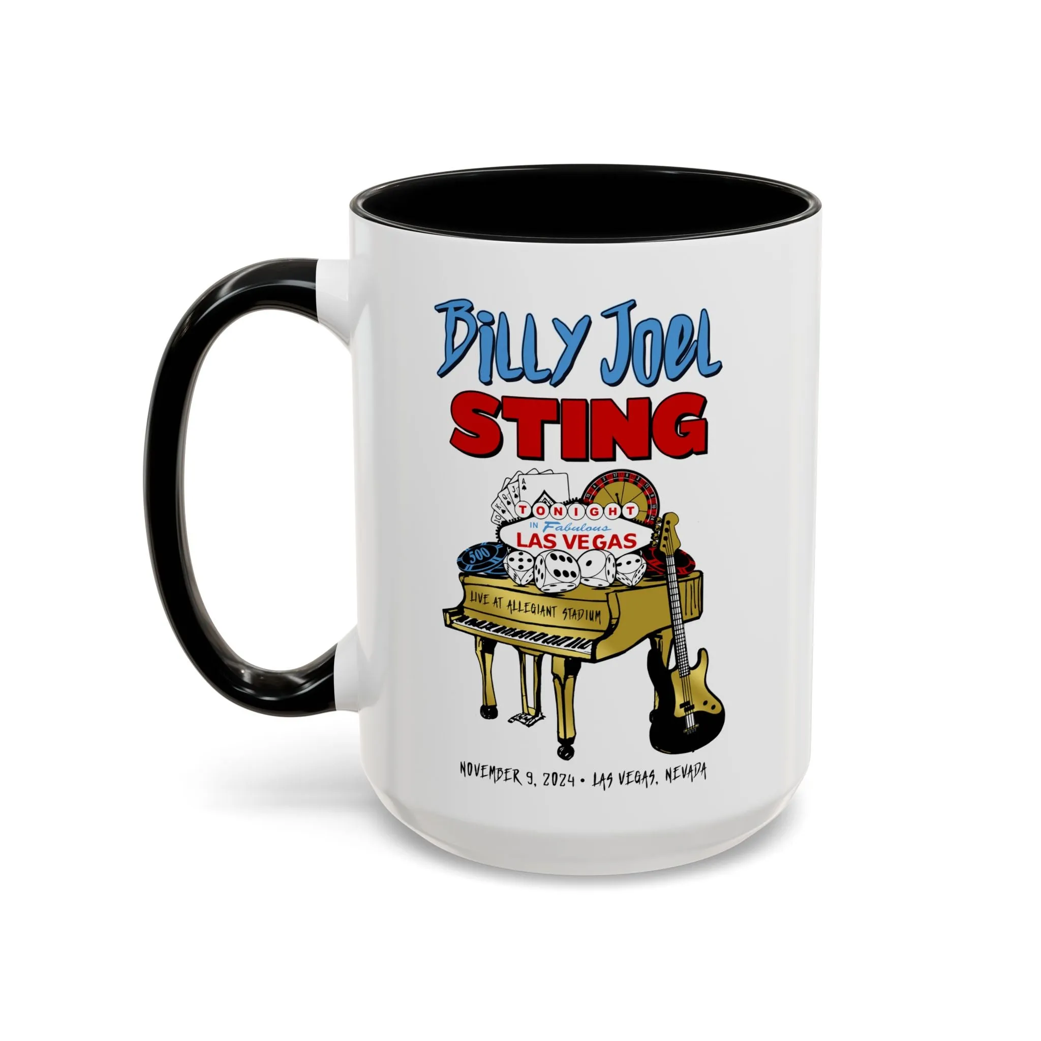 Billy Joel & Sting "11-9-24 Las Vegas Event" Mug