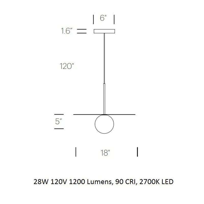 Bola Disc Pendant Light