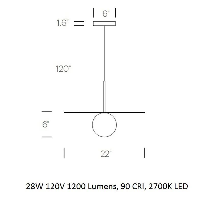 Bola Disc Pendant Light