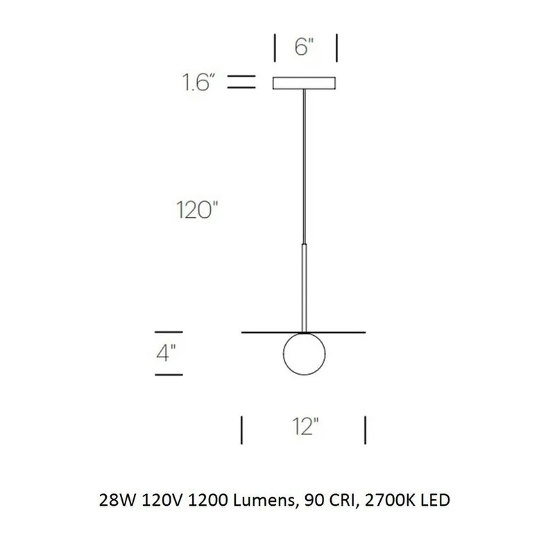 Bola Disc Pendant Light