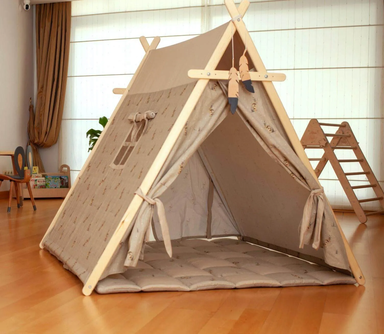 Bunny Play Tent & Play Mat | Indoor Teepee for Kids