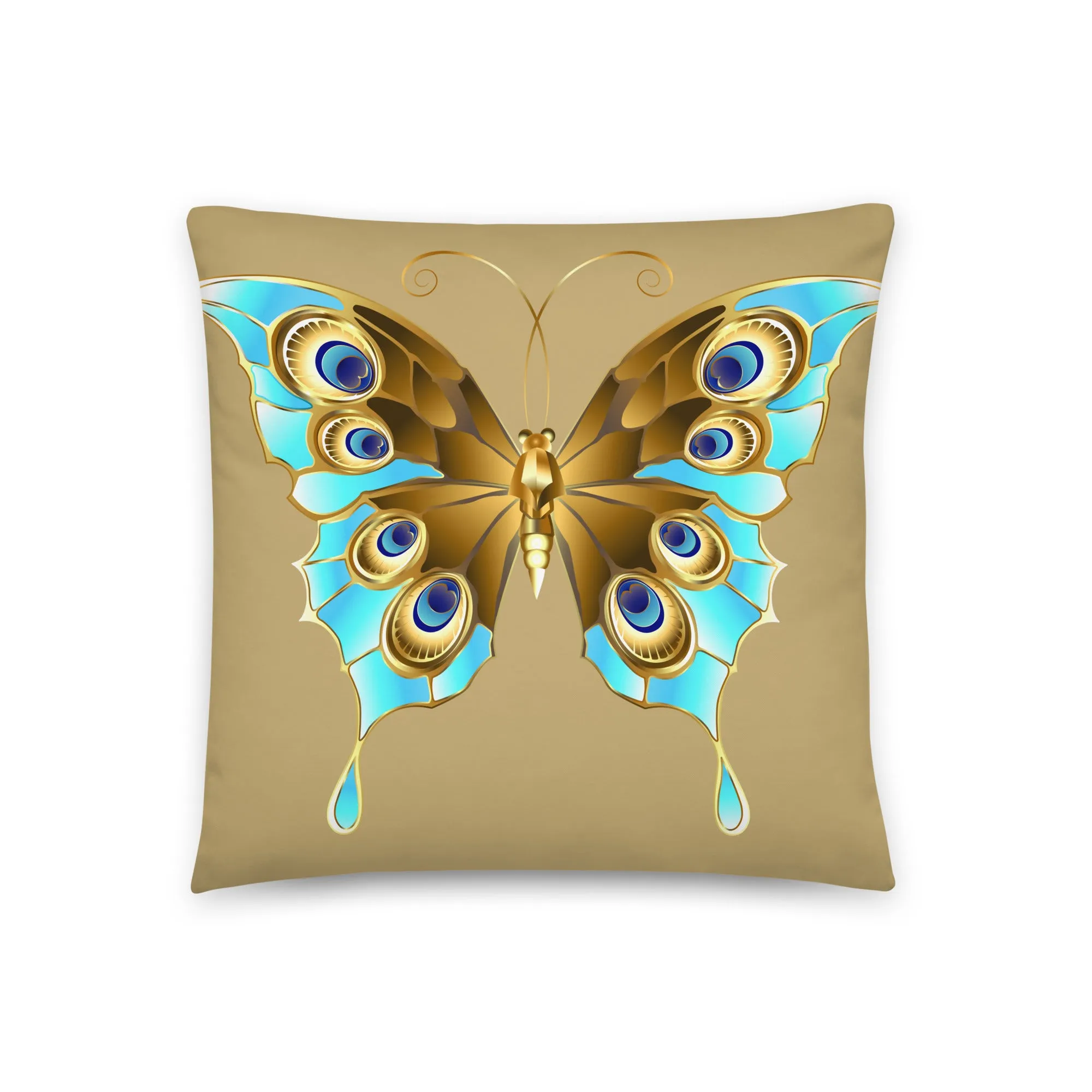 Butterfly print cushion covers