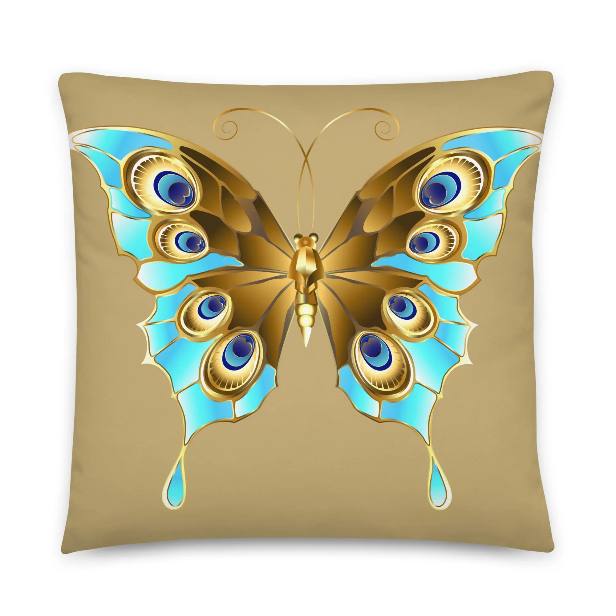 Butterfly print cushion covers