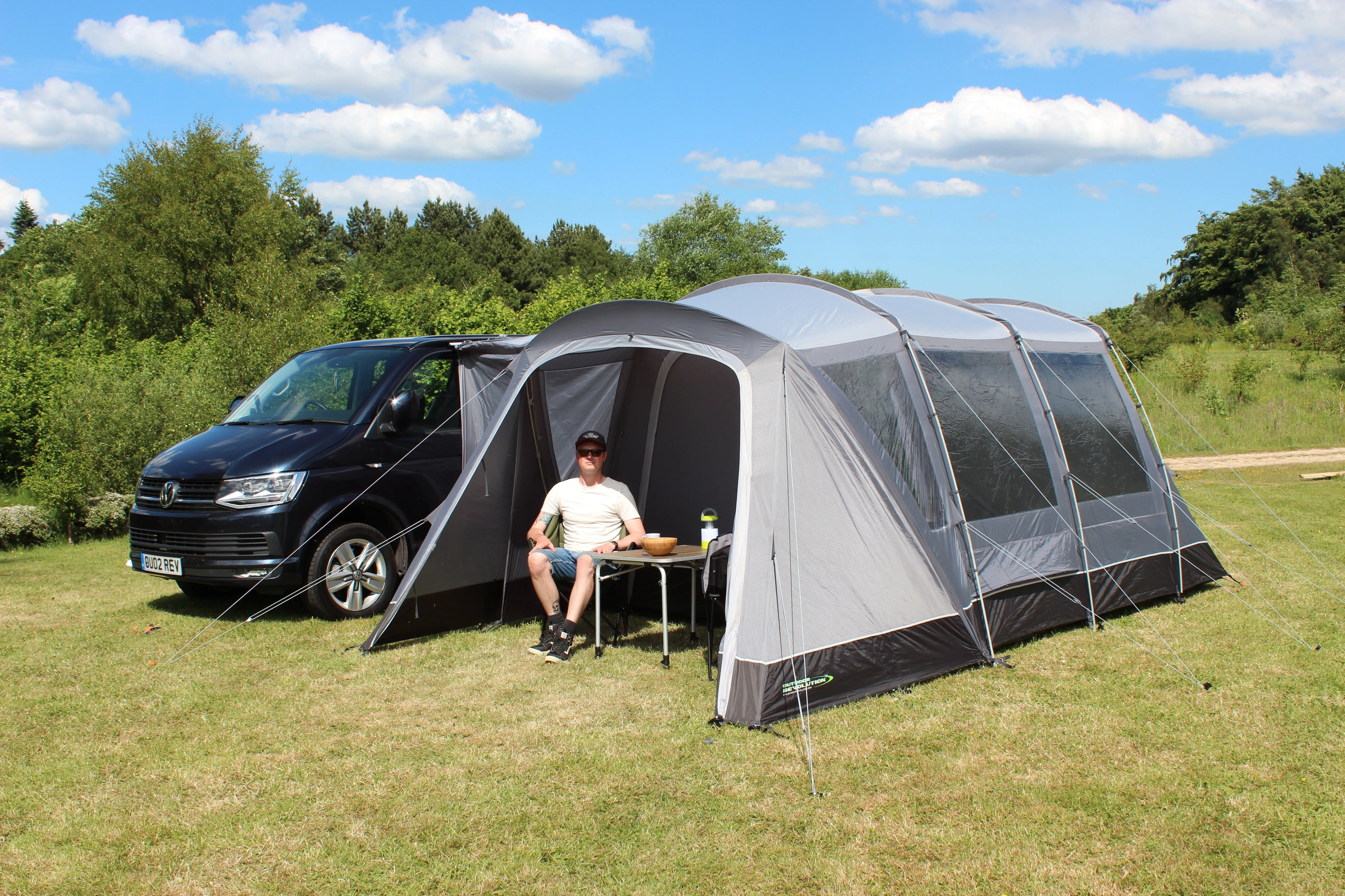 Cayman Curl XLE F/G Low Drive Away Awning