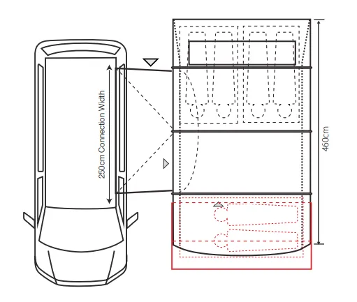 Cayman Curl XLE F/G Low Drive Away Awning