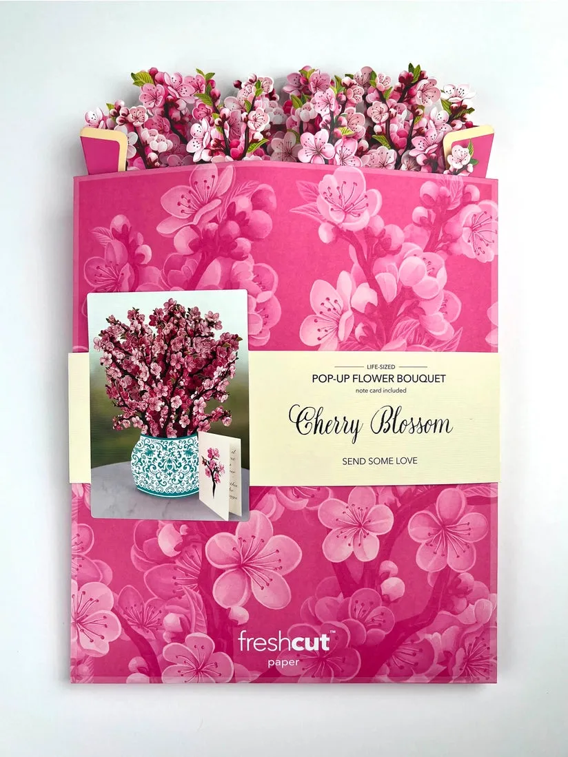 Cherry Blossom Pop Up Greeting Card