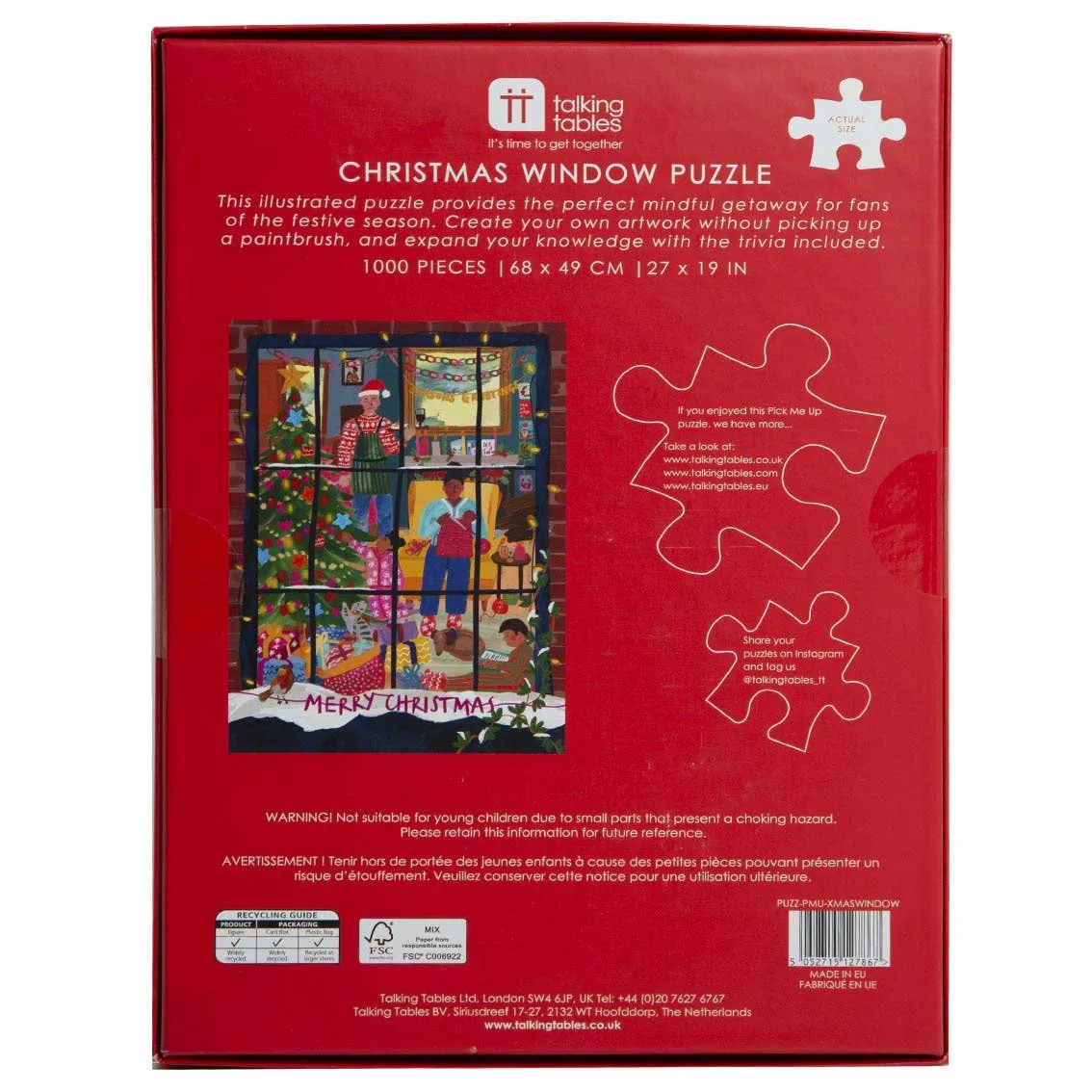 Christmas Window | 1,000 Piece Jigsaw Puzzle