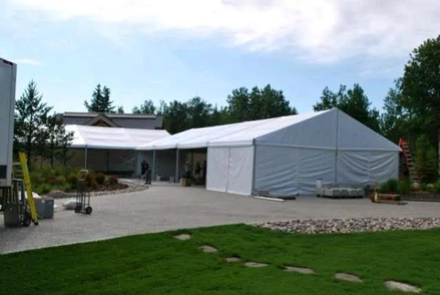 Clearspan Tent, 15M X 10M Plain Walls