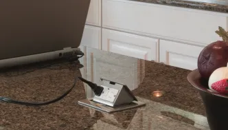 Countertop boxes with USB