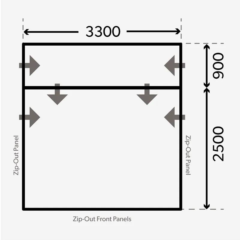 Dometic Rally Air Pro 330 DA Drive Away Awning