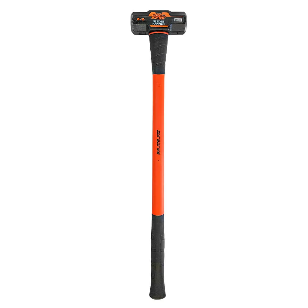 DuraDrive 8 lb Fiberglass Sledge Hammer with Fiberglass Handle