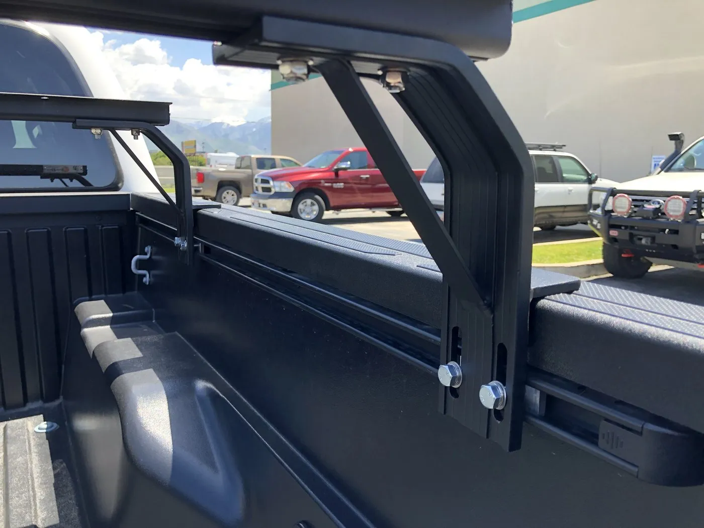 Eezi-Awn Toyota Tacoma K9 Bed Rail Load Bar Kit