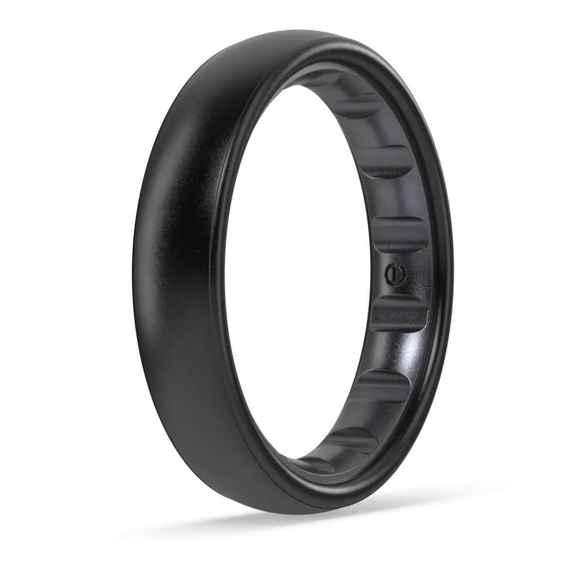 Elements Luxe Thin Silicone Ring - Midnight Pearl