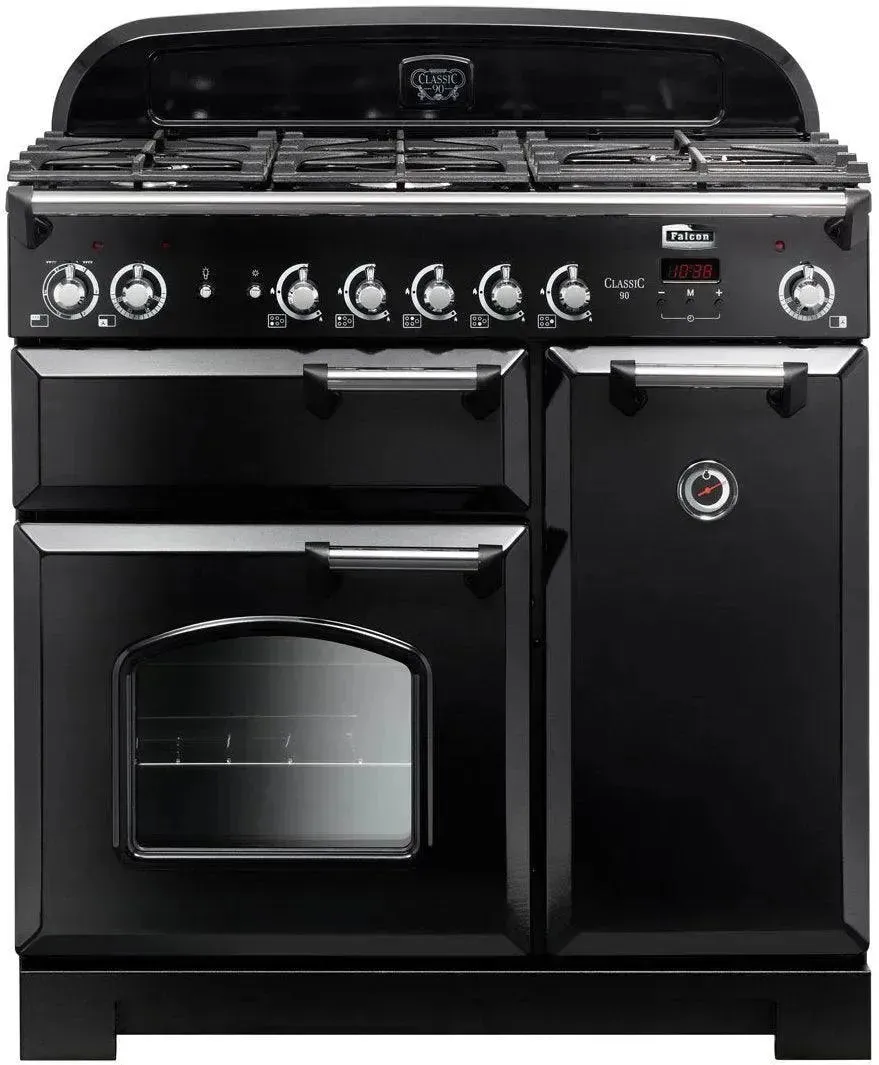 Falcon 90cm CLA90NGFBL/CH Gas and Electric Oven