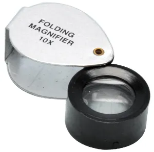 Folding Magnifier, 0.75", 10x Magnification – Gowland Type