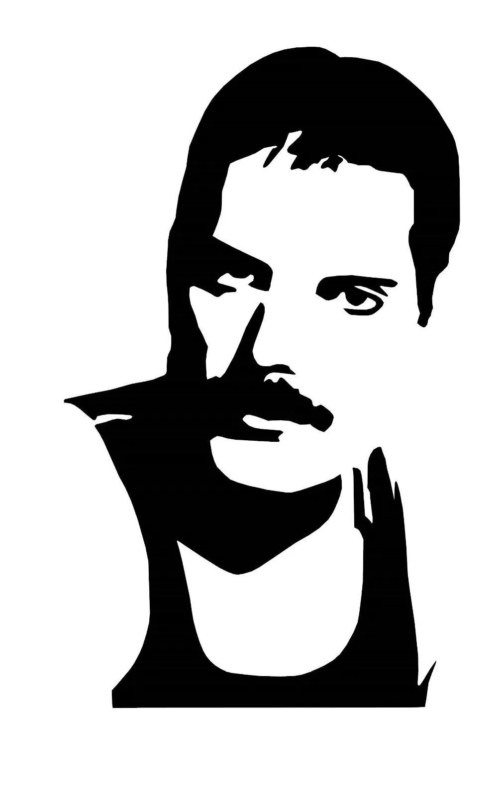 Freddy Mercury vinyl Decal / Sticker