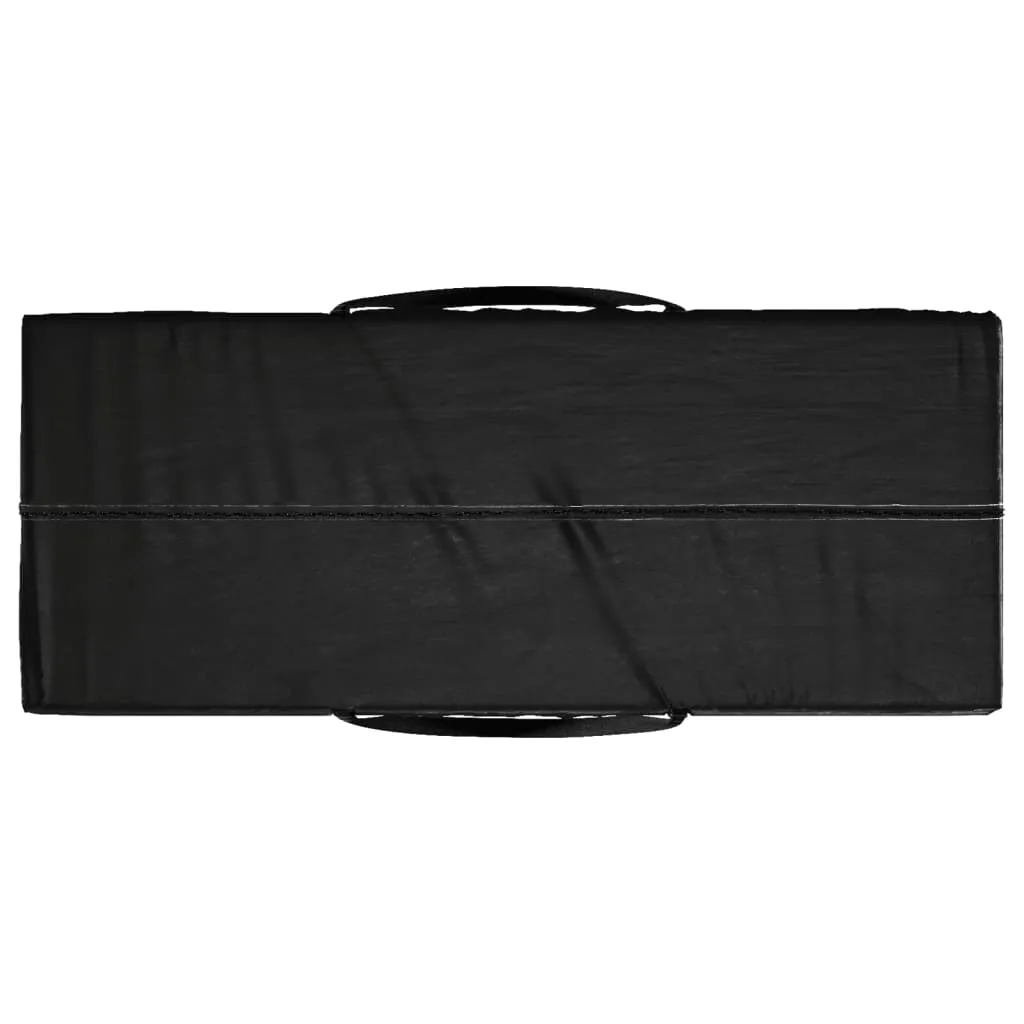 Garden Cushion Storage Bag Black 135x40x55 cm Polyethylene