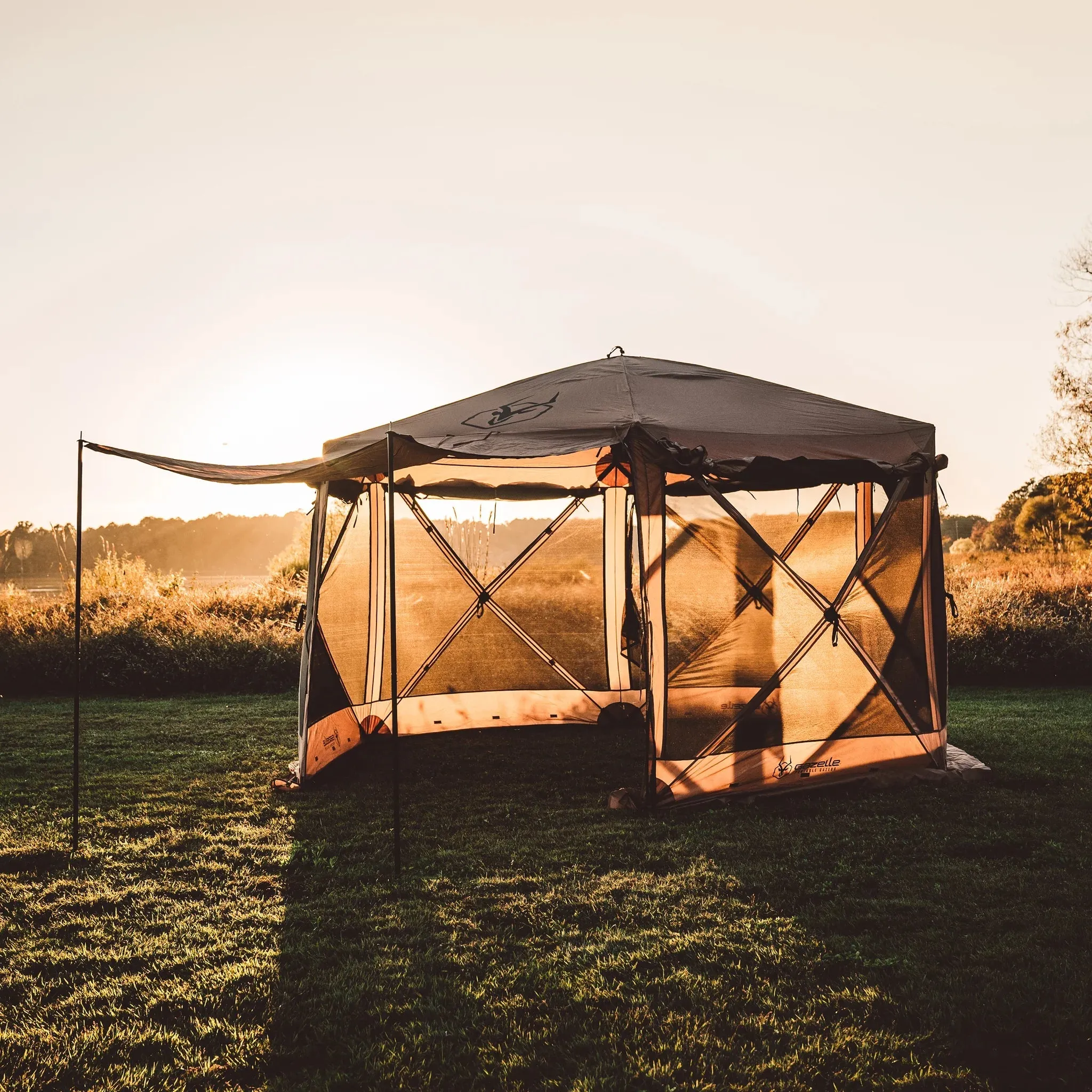 Gazelle Tents G6 Deluxe 6-Sided Portable Gazebo