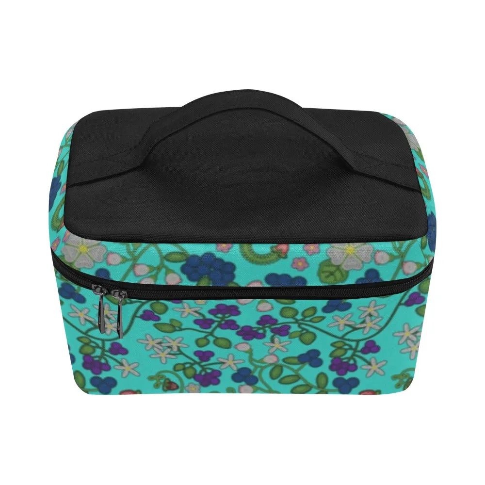 Grandmother Stories Turquoise Cosmetic Bag/Large