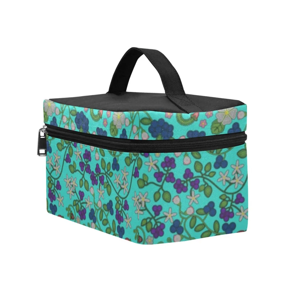 Grandmother Stories Turquoise Cosmetic Bag/Large