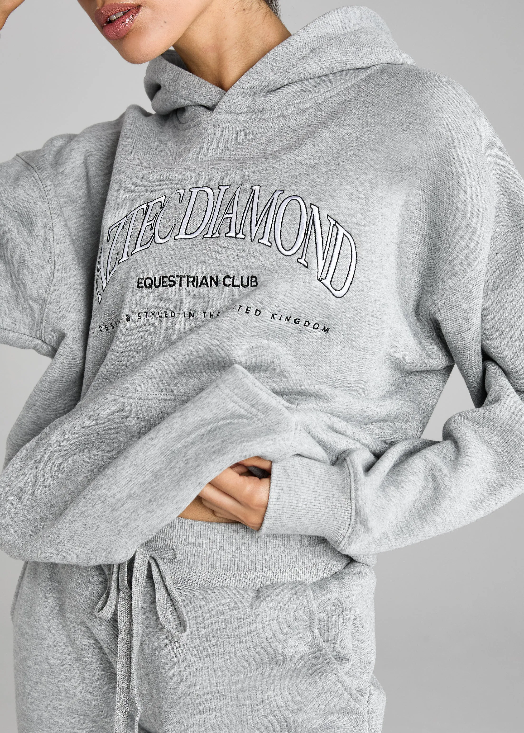 Grey EQ Club Pull On Hoodie