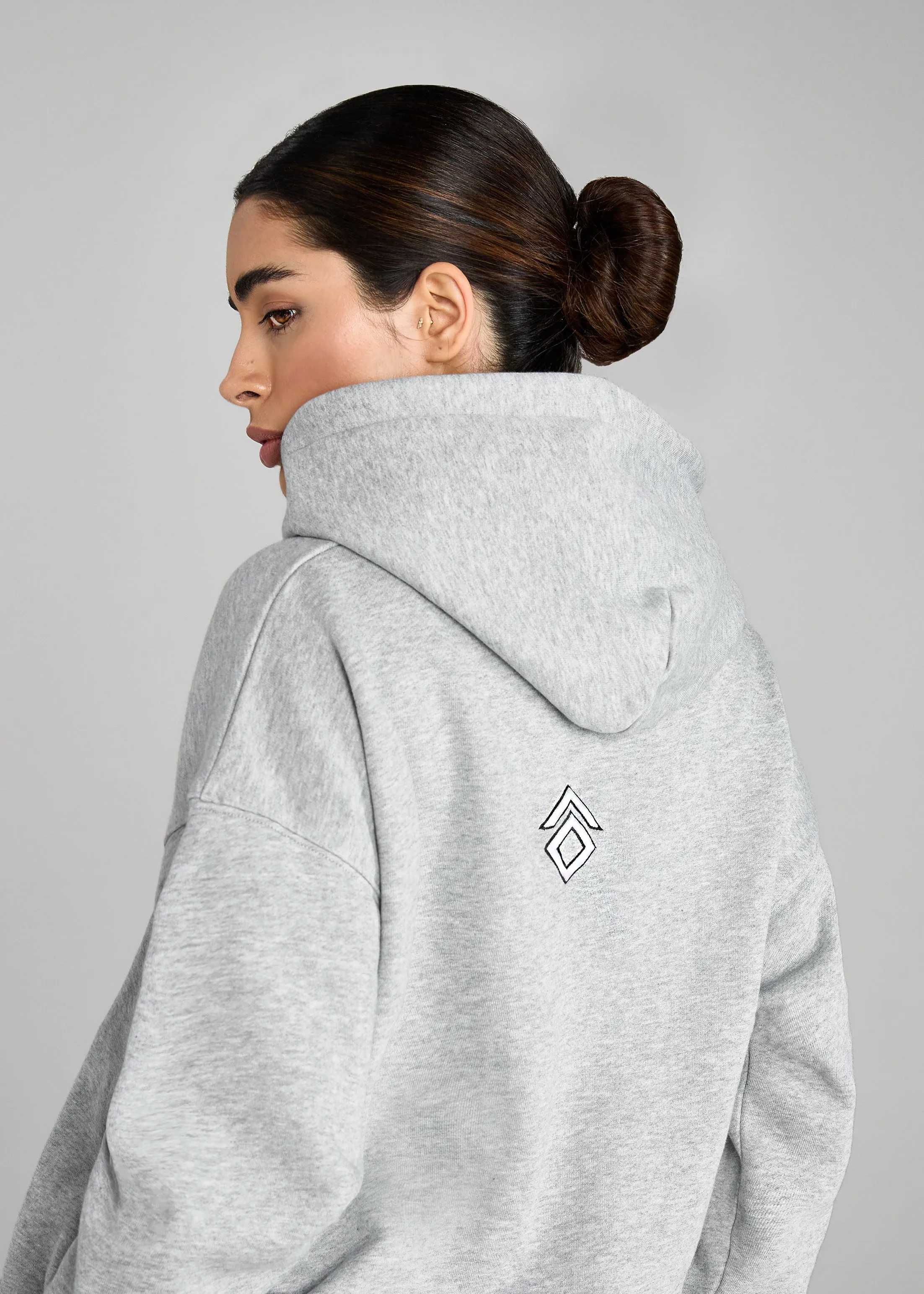 Grey EQ Club Pull On Hoodie