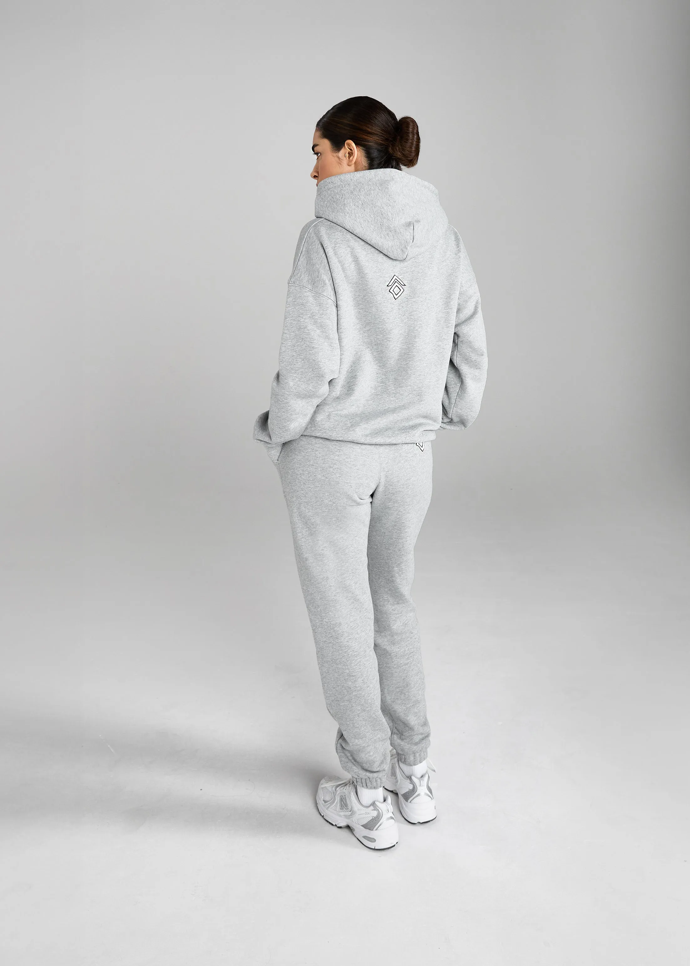 Grey EQ Club Pull On Hoodie