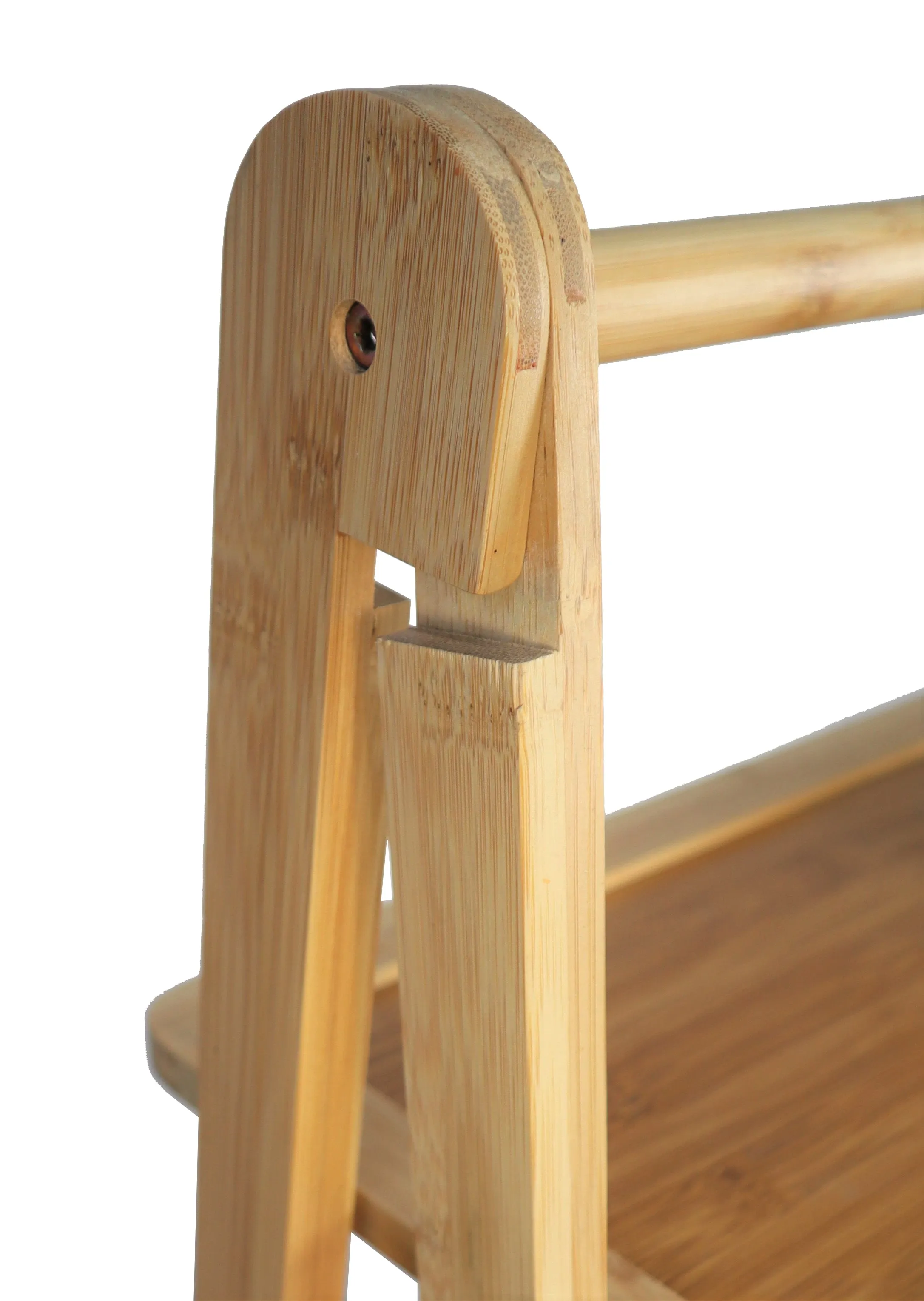 Happer Folding Bamboo Frame Storage Rack