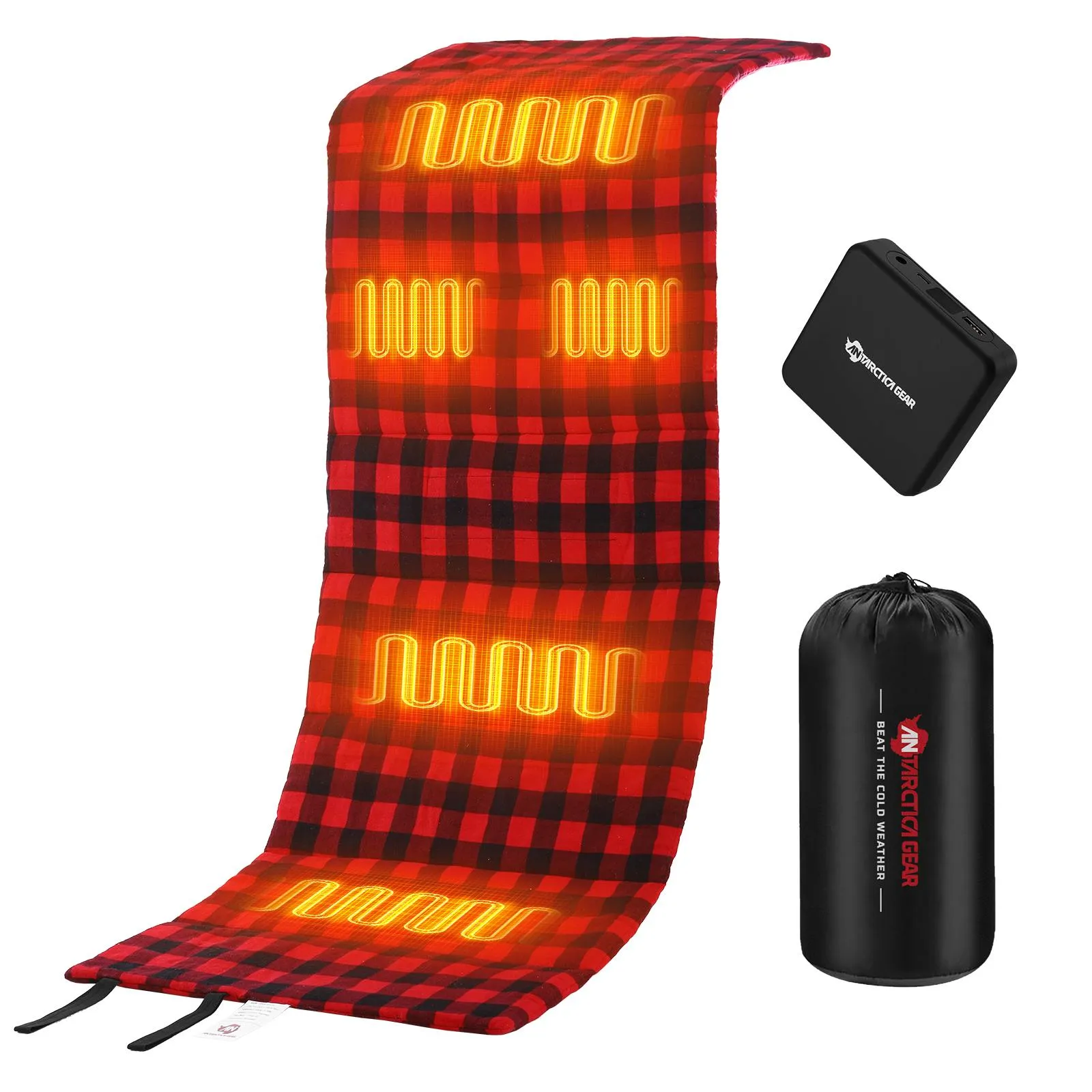 Heated Sleeping Bag Liner,Battery Heated Pad, Electirc Sleeping Bag