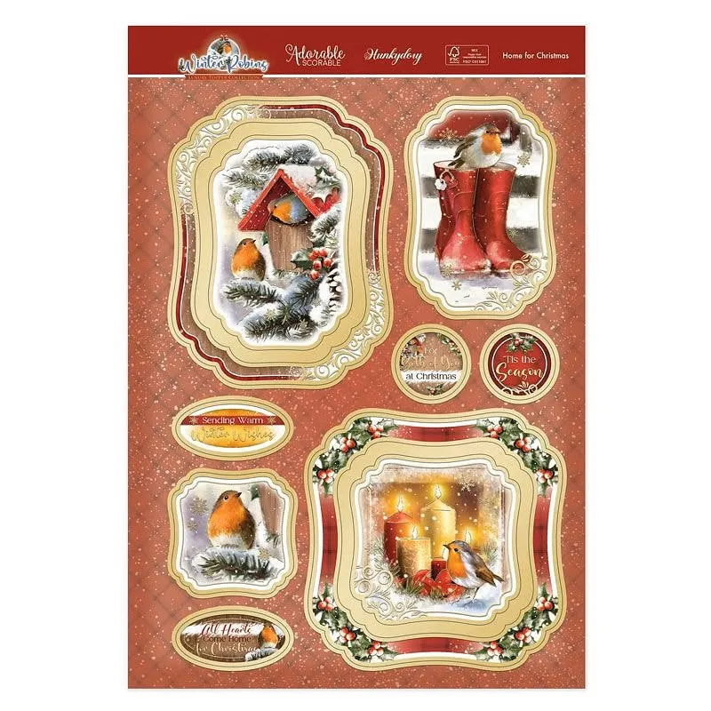 Hunkydory Home for Christmas Luxury Topper Set