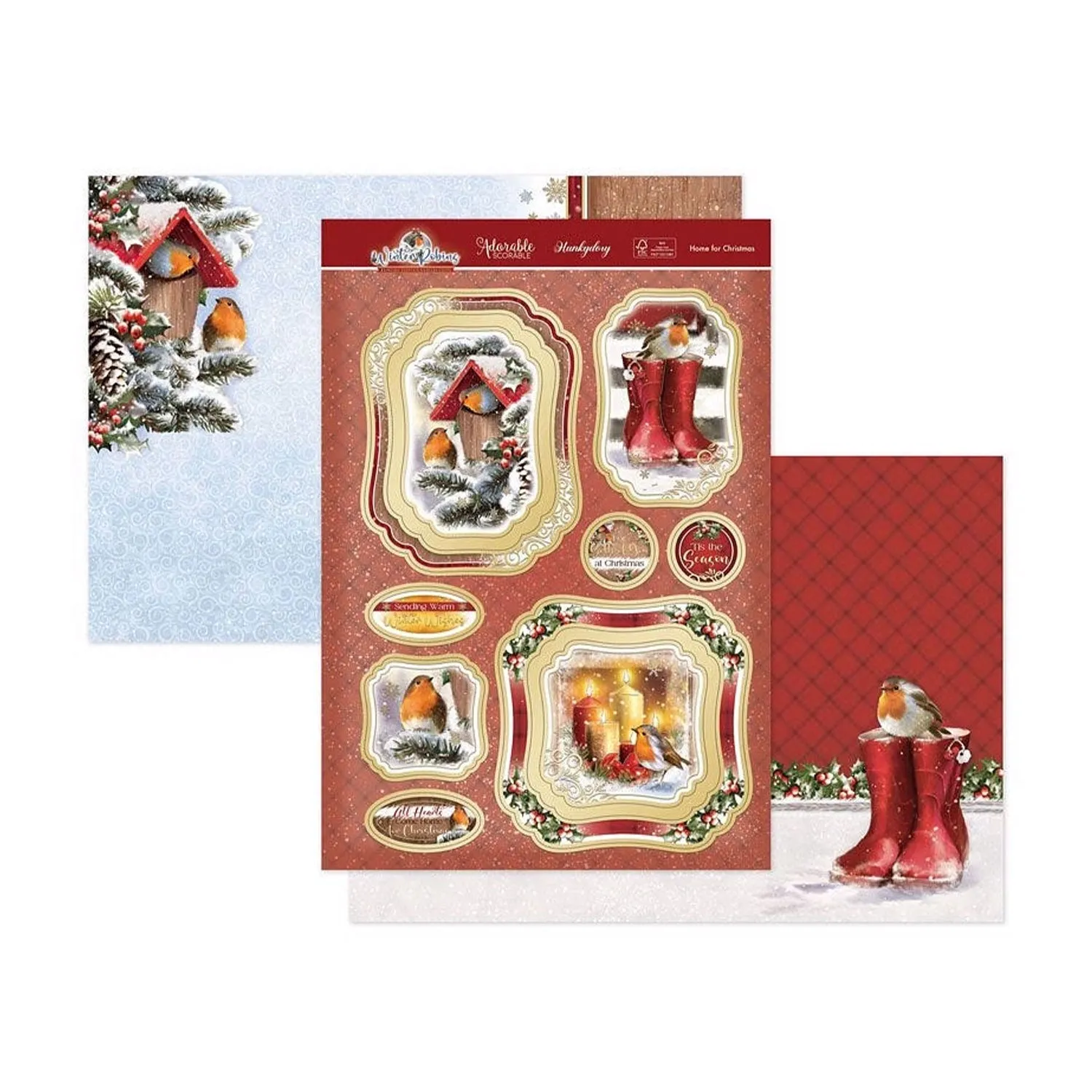 Hunkydory Home for Christmas Luxury Topper Set