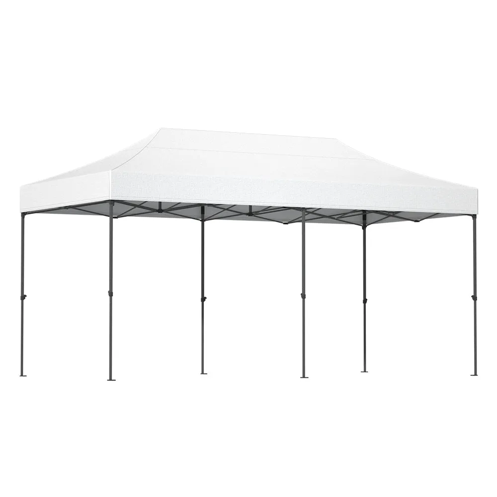 Instahut Gazebo Pop Up Marquee 3x6 Outdoor Wedding Base Pod Kit White