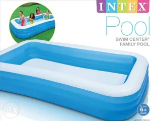 Intex Swim Center Family Pool (2.62m x 1.75m x 56cm / 103" x 69" x 22")