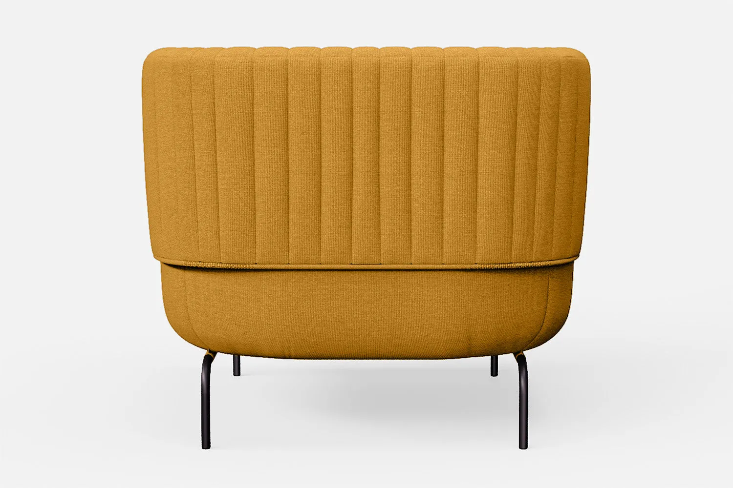 Jackson Armchair Yellow Linen Fabric