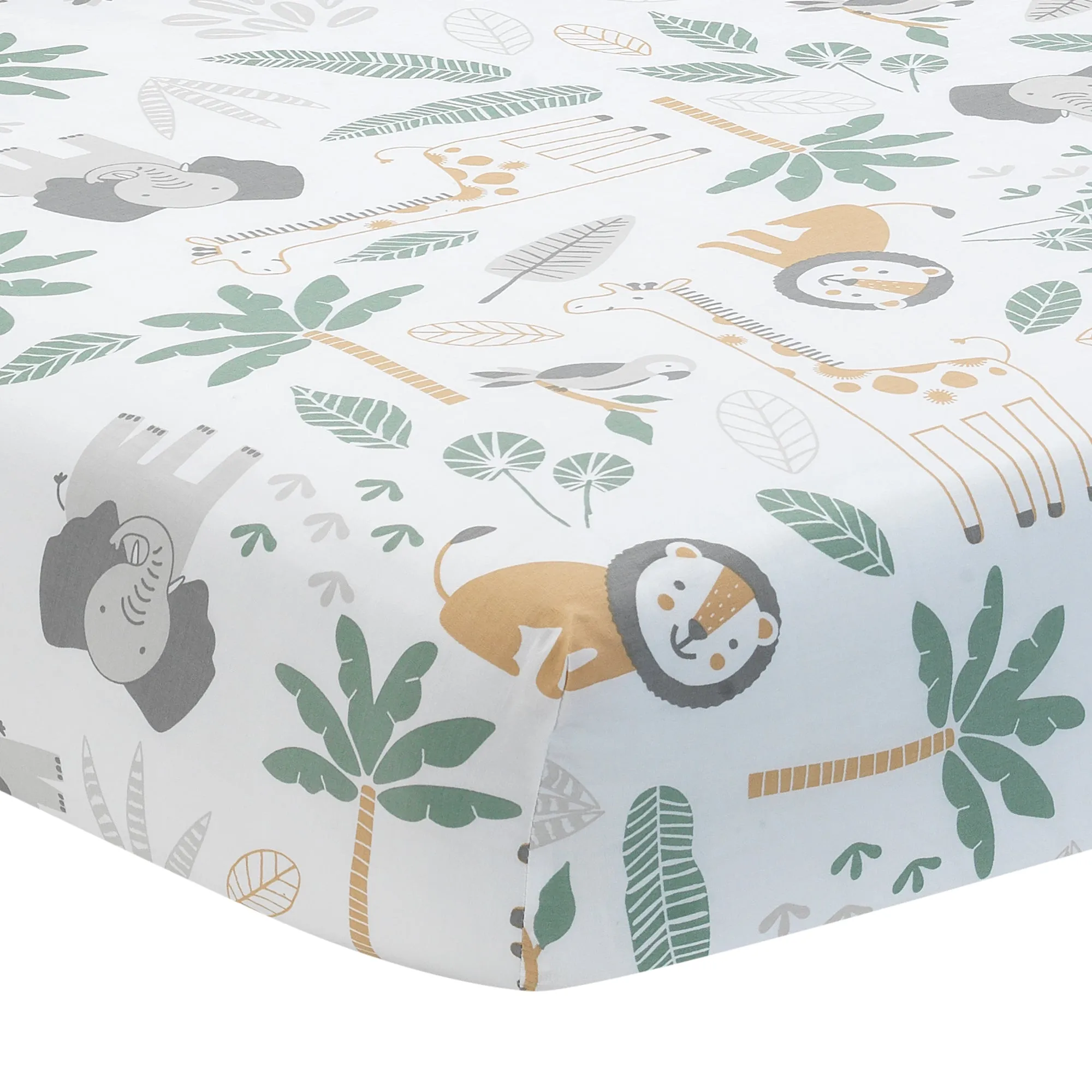 Jungle Friends 5-Piece Crib Bedding Set