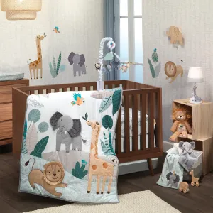 Jungle Friends 5-Piece Crib Bedding Set