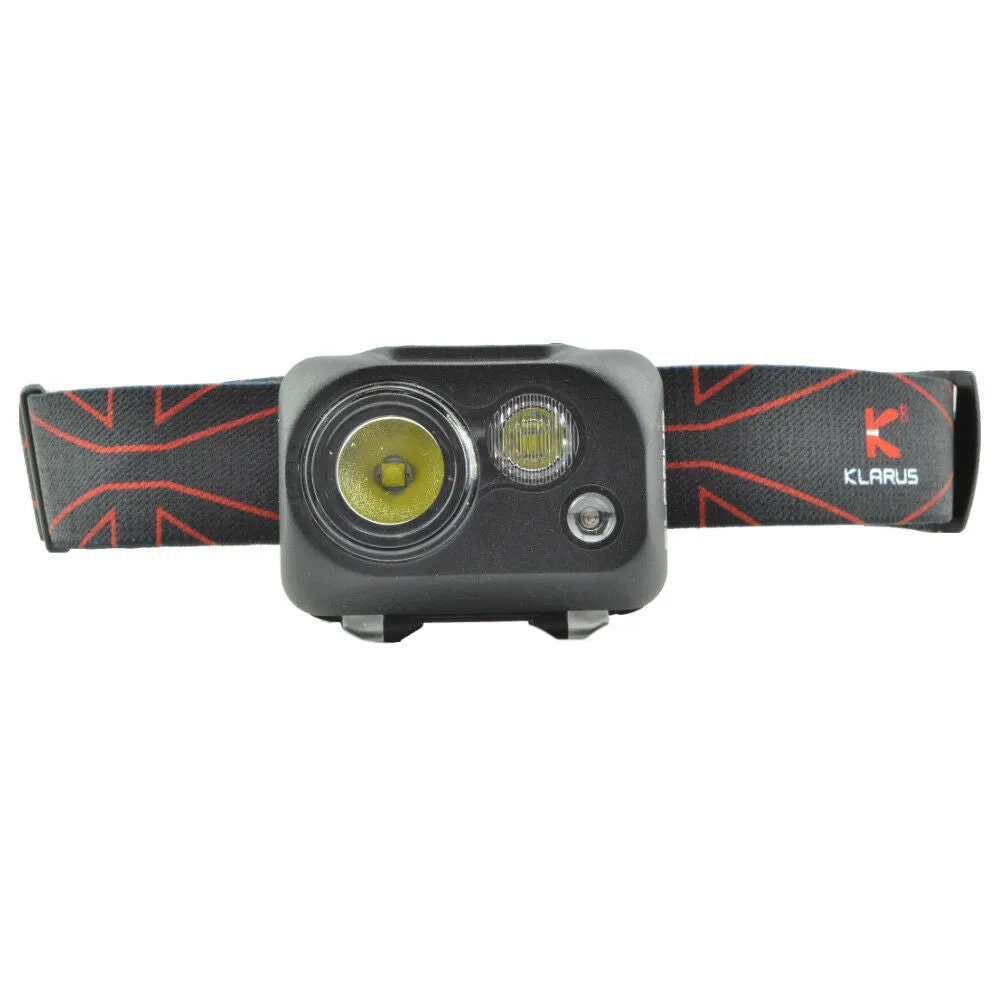 Klarus HC1-R 300 Lumen Waterproof Headlamp Lightweight 3 LEDs  White & Red Light