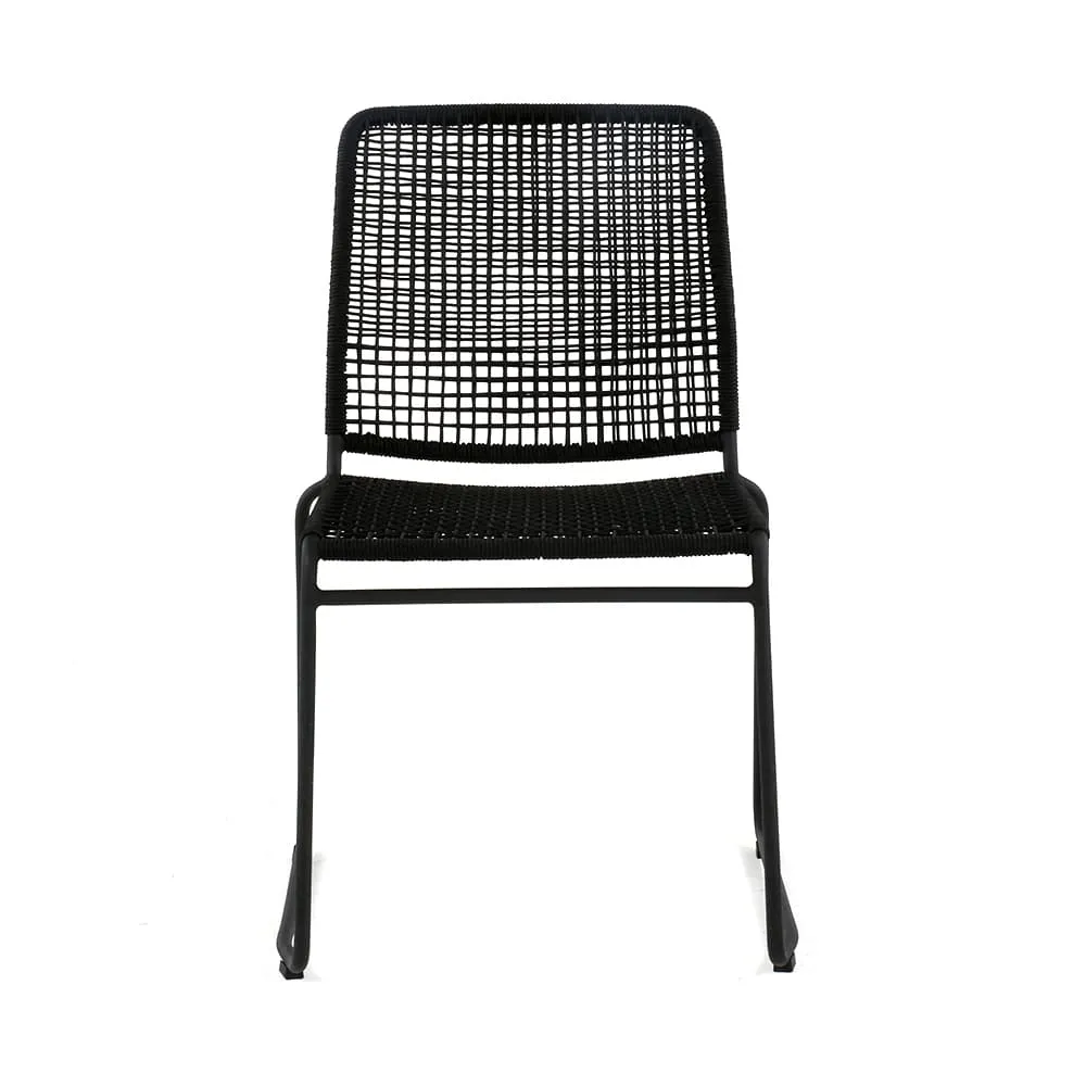 Kline Outdoor Rope and Aluminium Dining Side Chair