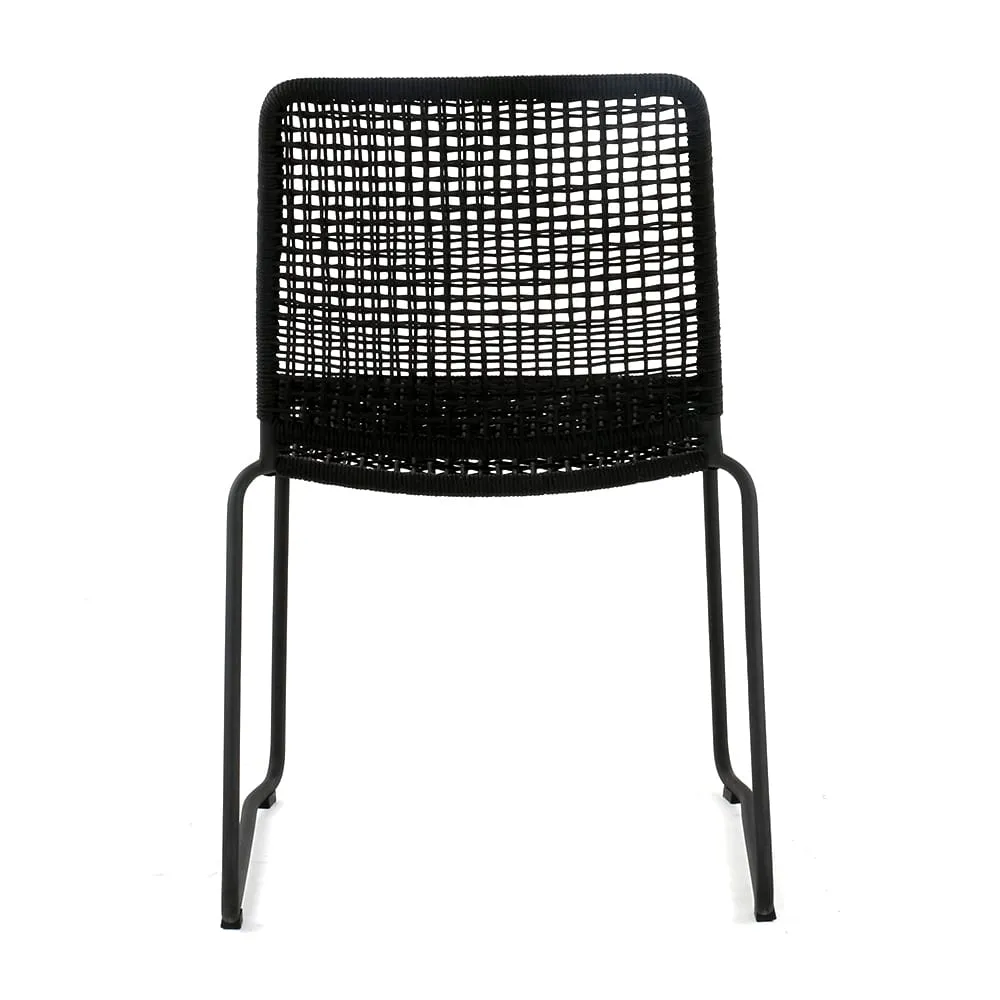 Kline Outdoor Rope and Aluminium Dining Side Chair