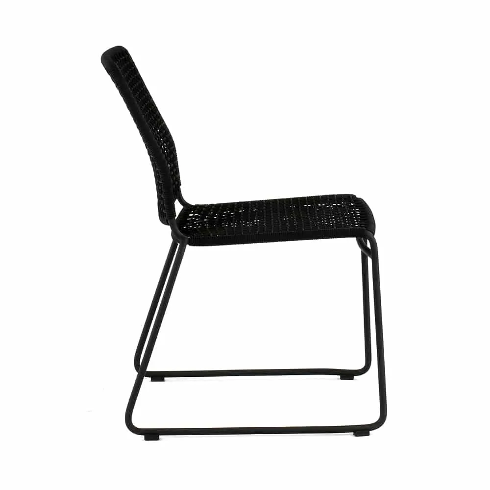 Kline Outdoor Rope and Aluminium Dining Side Chair