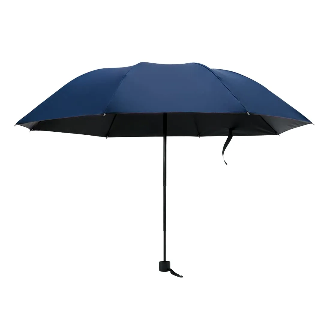 Kuber Industries 8k 3-Fold Manual Umbrella,TJU-003-3,Blue