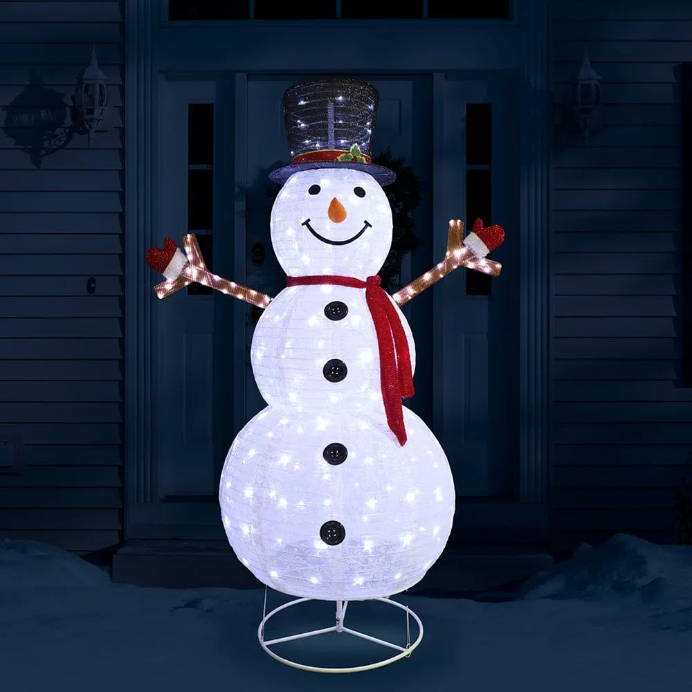 LED Twinkling Pop Up Snowman (180cm)