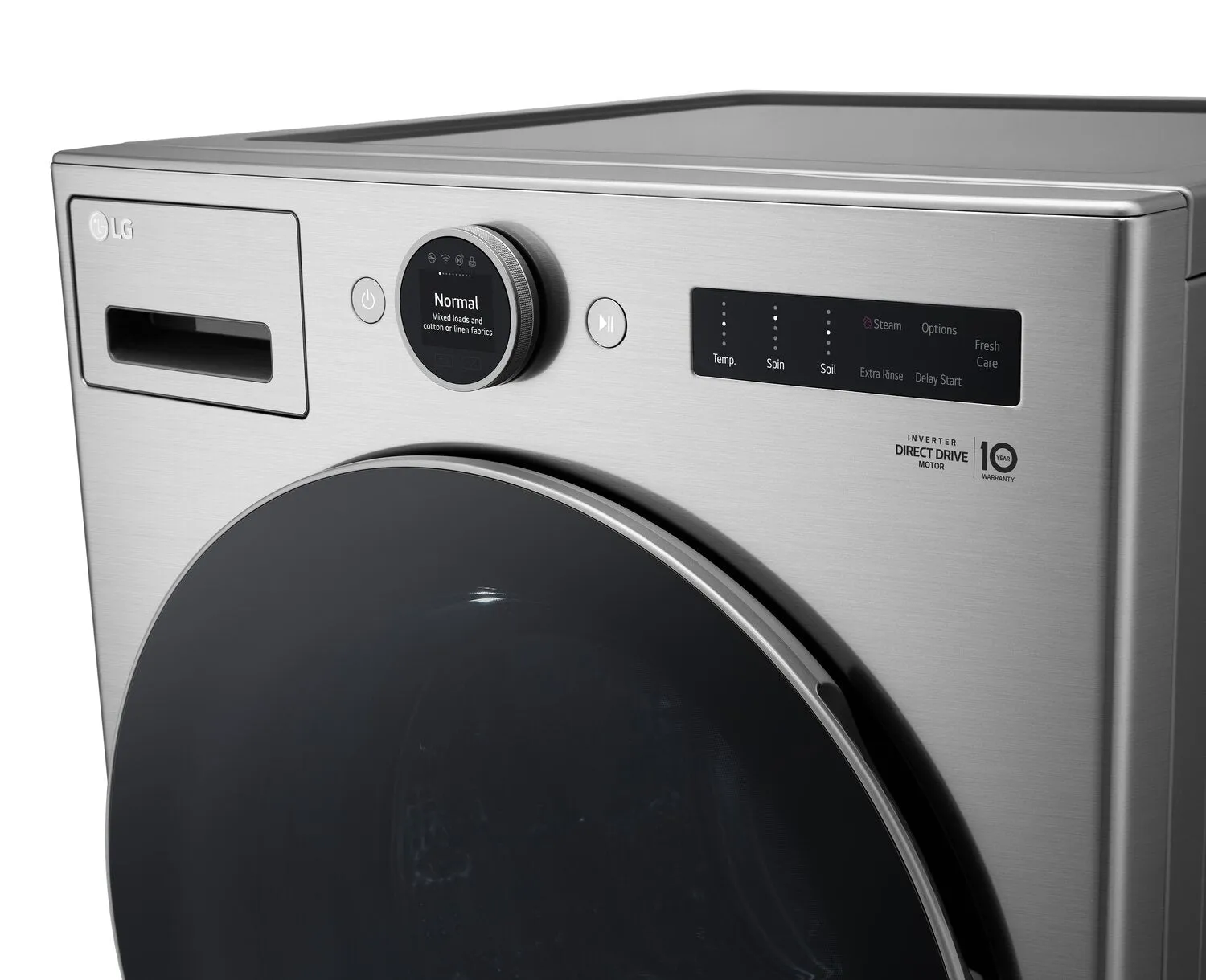 LG 5.2 Cu. Ft. Smart Front-Load Washer with TurboWash® 360 and AI DD™ - WM5500HVA